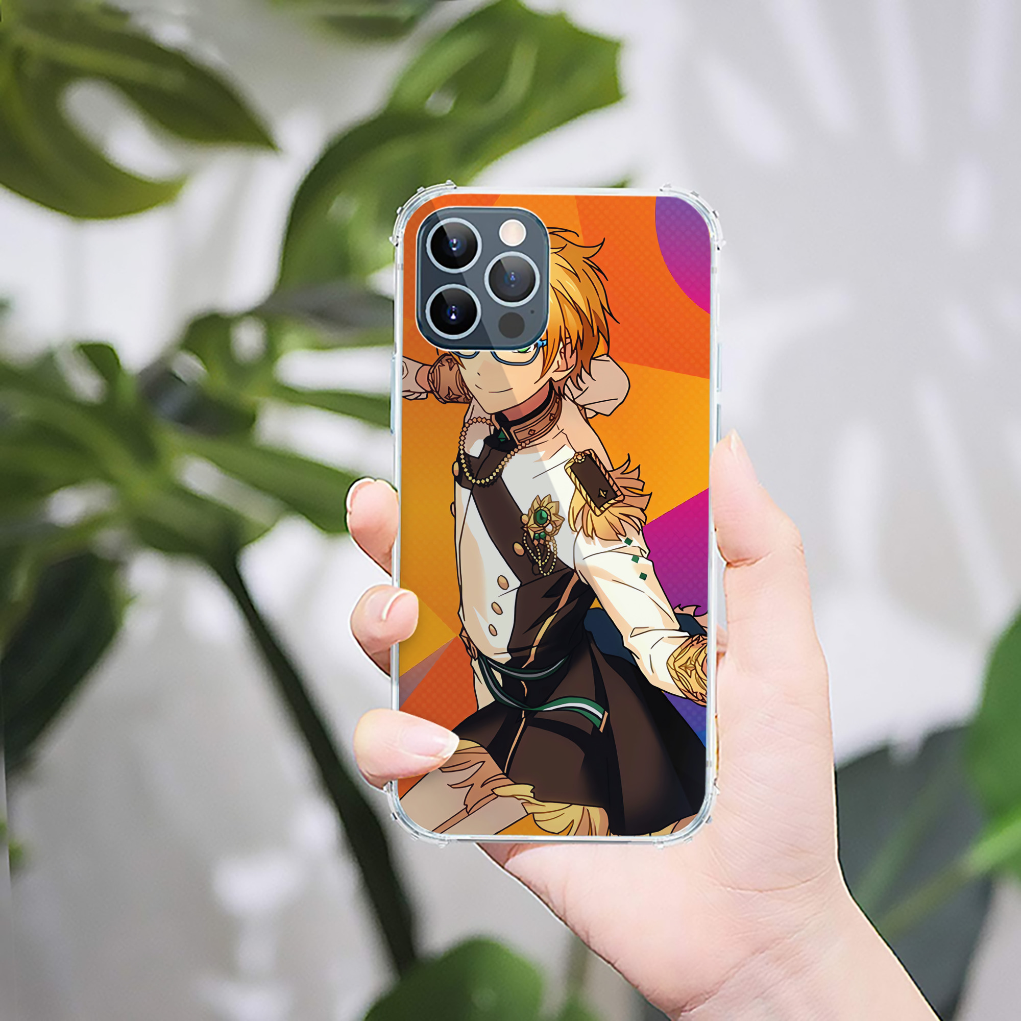 （画像用） あんさんぶるスターズ! Ensemble Stars 【iPhone 12シリーズ対応】透明スマホケース（クリアソフトケース）
